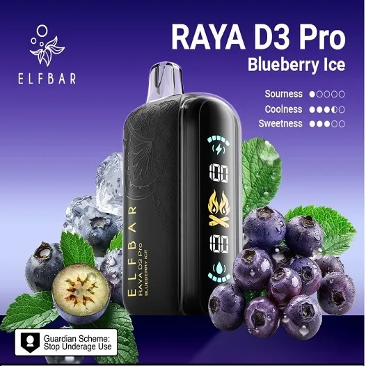 Elf Bar Raya D3 Pro 30K - Blueberry Ice
