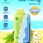 ELF BAR ICE KING – SUMMER EDITION – JASMIN TEA – 40K PUFFS (1)