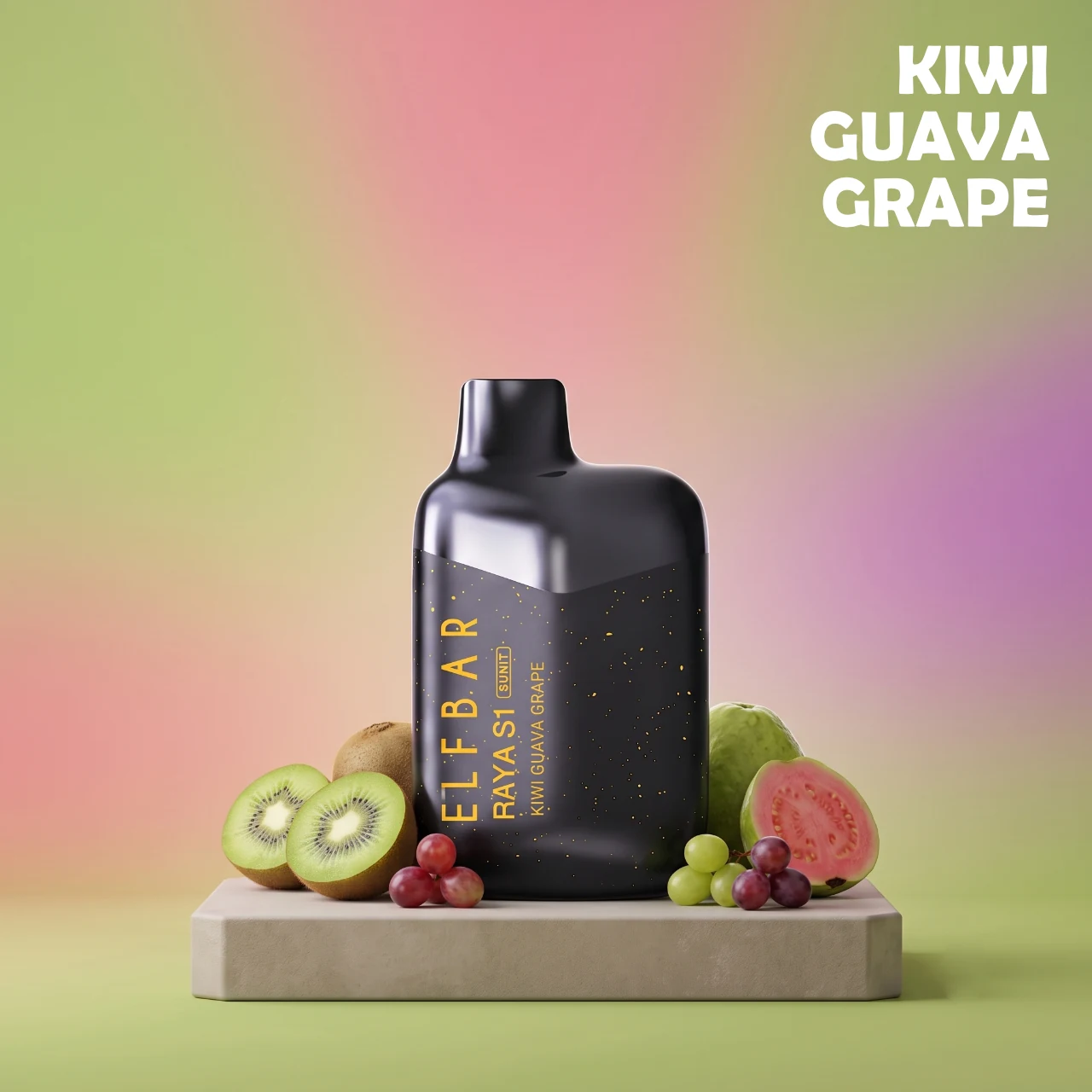 ELF BAR RAYA S1 15K Puffs – Kiwi Guava Grape