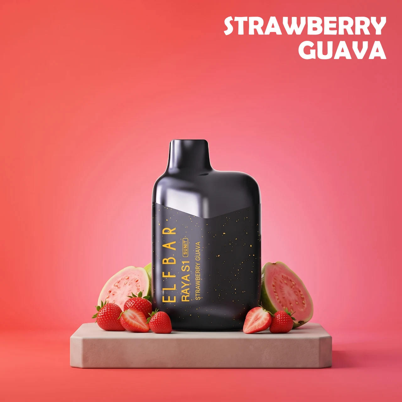 ELF BAR RAYA S1 15K Puffs – Strawberry Guava