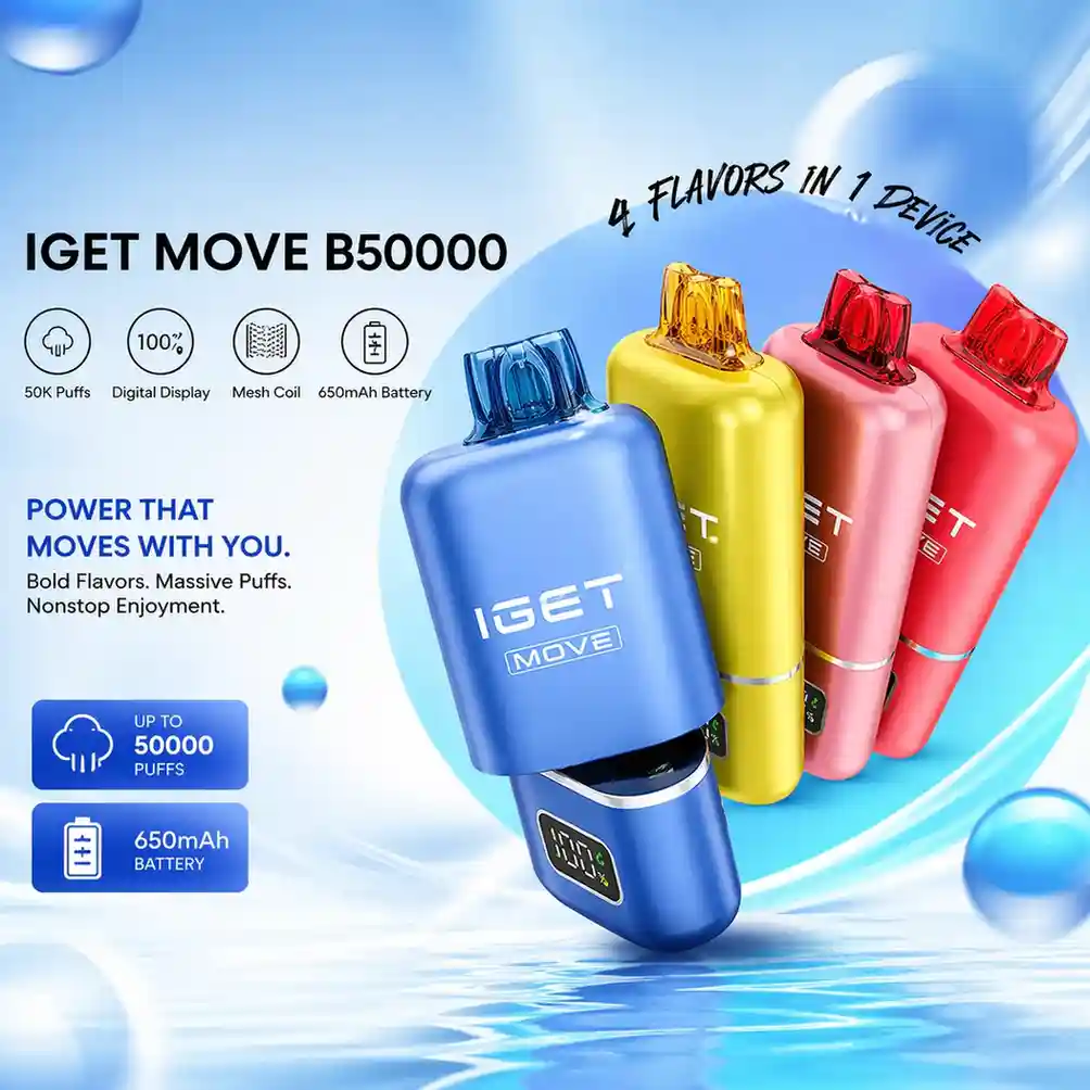 IGET MOVE - B50000 Strawberry Ice + Strawberry Mango