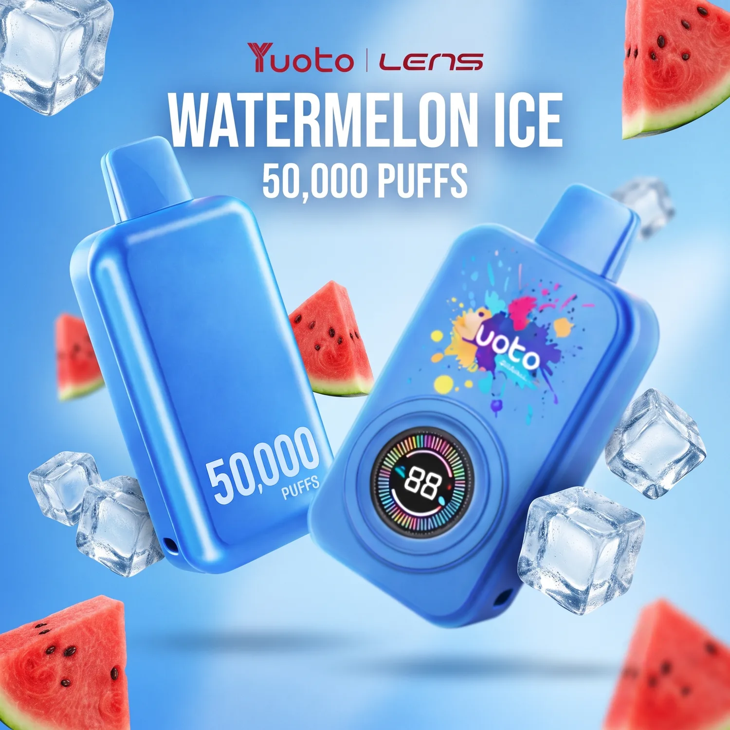 Yuoto Lens 50K Puffs - Watermelon Ice