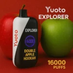 Double Apple Hookah – Yuoto Explorer – 16,000 Puffs