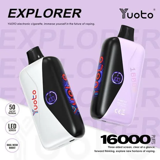 Strawberry Kiwi - Yuoto Explorer - 16,000 Puffs