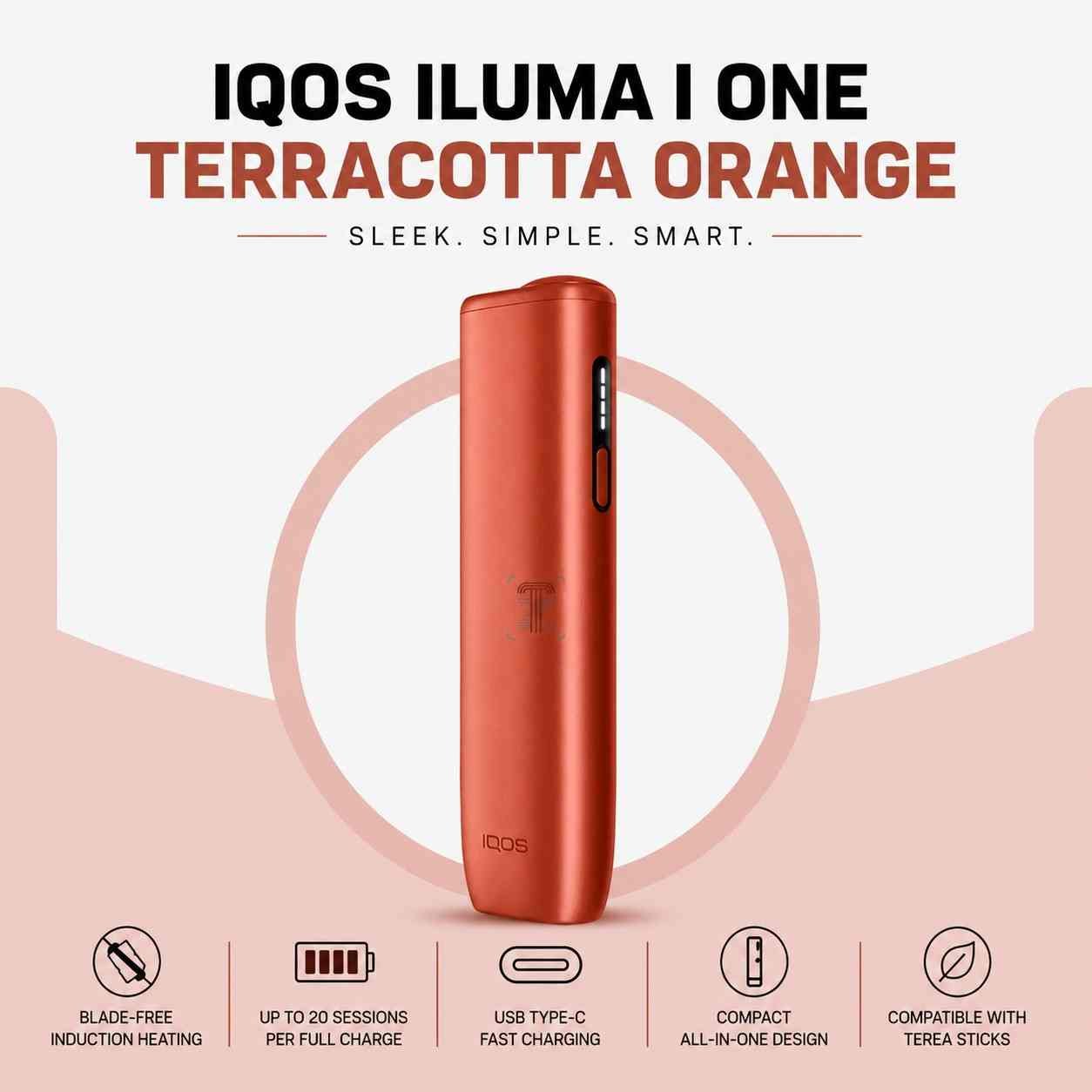 IQOS ILUMA I One Terracotta (Orange)