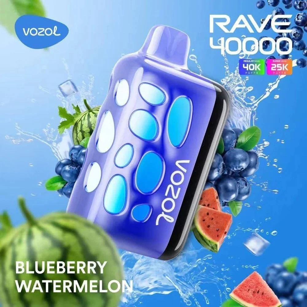 VOZOL Rave – Blueberry Watermelon – 40,000 Puffs