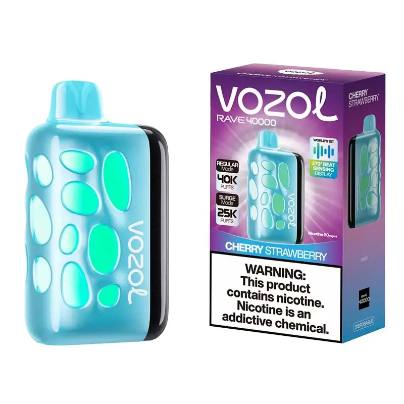 VOZOL Rave – Cherry Strawberry – 40,000 Puffs