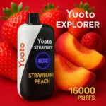 Yuoto Explorer Strawberry Peach – 16K Puffs