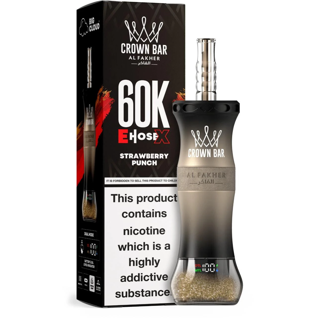 Strawberry Punch – Al Fakher Crown Bar E-Hose X