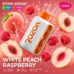 White Peach Raspberry – Vozol Start – 40,000 Puffs