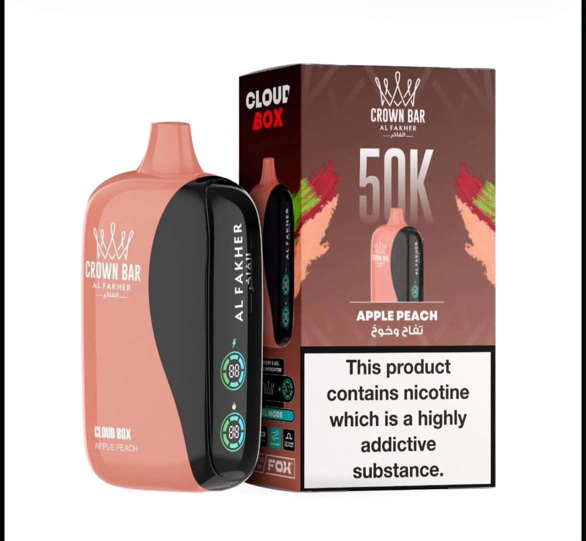 Apple Peach - Al Fakher 50000 Puffs Cloud Box