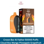 CrownBarAlFakher50000PuffsCloudBoxMangoPineappleGrapefruit