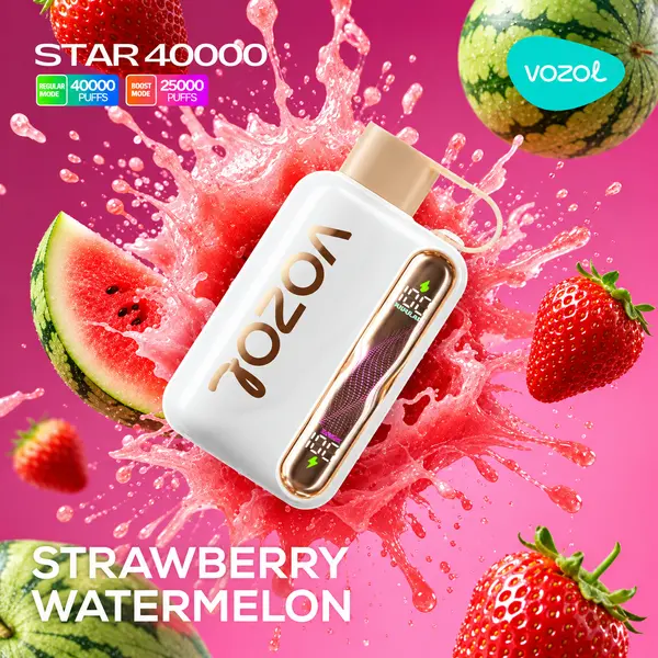 VOZOL STAR Strawberry Watermelon – 40,000 Puffs