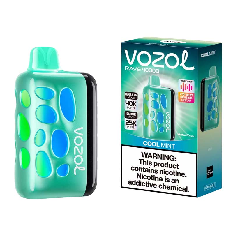 VOZOL Rave – Cool Mint – 40,000 Puffs