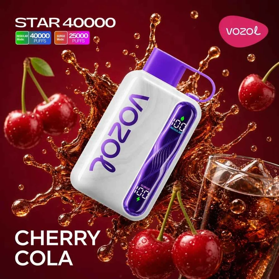 VOZOL STAR Cherry Cola – 40,000 Puffs