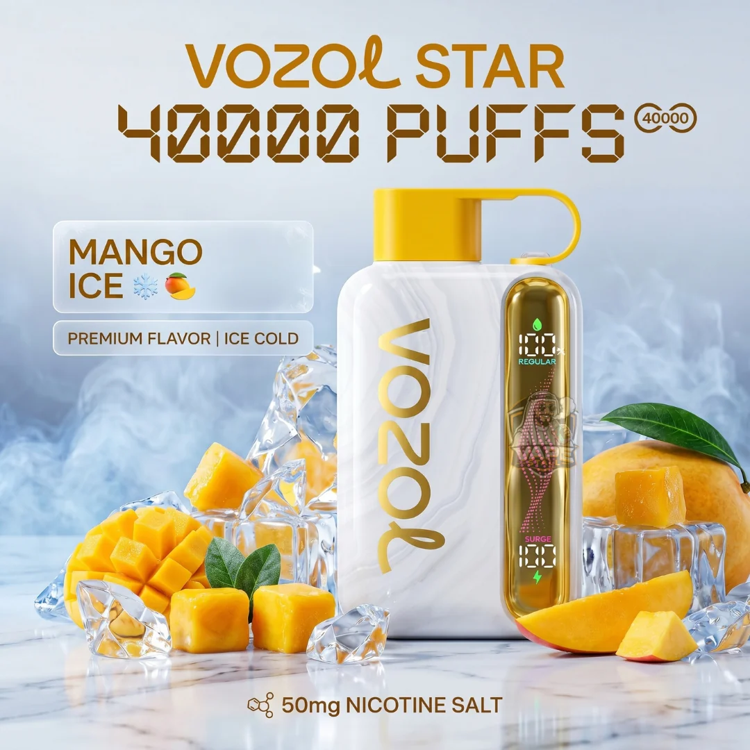 VOZOL STAR Mango Ice – 40,000 Puffs