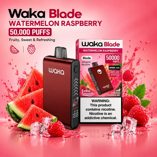 Waka Blade - Watermelon Raspberry – 50,000 Puffs